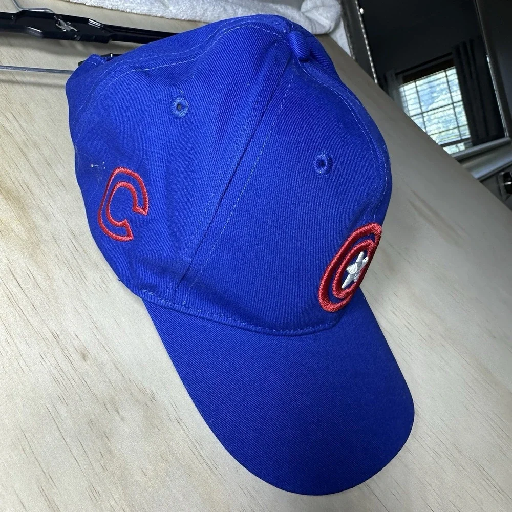 Chicago Cubs Captain America Hat‎ Collab Special Ticket Hat July 2, 2024 Marvel